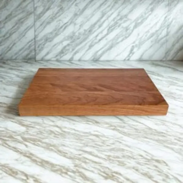 Cherry Edge Grain Cutting Board — Hearth Homestead 15×10.5