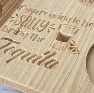 Tequila Shot Flight Board — Ambrosia Maple or Hickory, photo 6