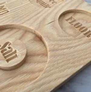 Tequila Shot Flight Board — Ambrosia Maple or Hickory, photo 4