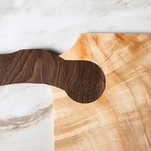 Chopcuterie Board — Manitoba Maple & Walnut, 18.5″, photo 3