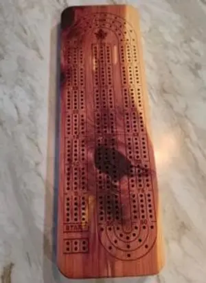 Cribbage Board — Aromatic Cedar (Ready to Play), photo 2