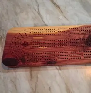 Cribbage Board — Aromatic Cedar (Ready to Play), photo 3