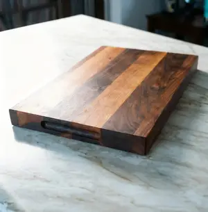 Hearth Homestead Edge Grain Cutting Board — 18×12 (Walnut / Cherry), photo 5