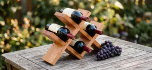 Cherry Wine Rack — 4 Bottle, photo 2